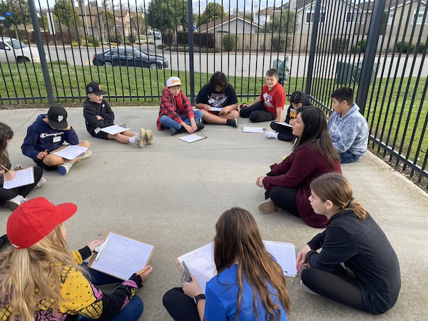 SYA Authors_Students Circle Outside