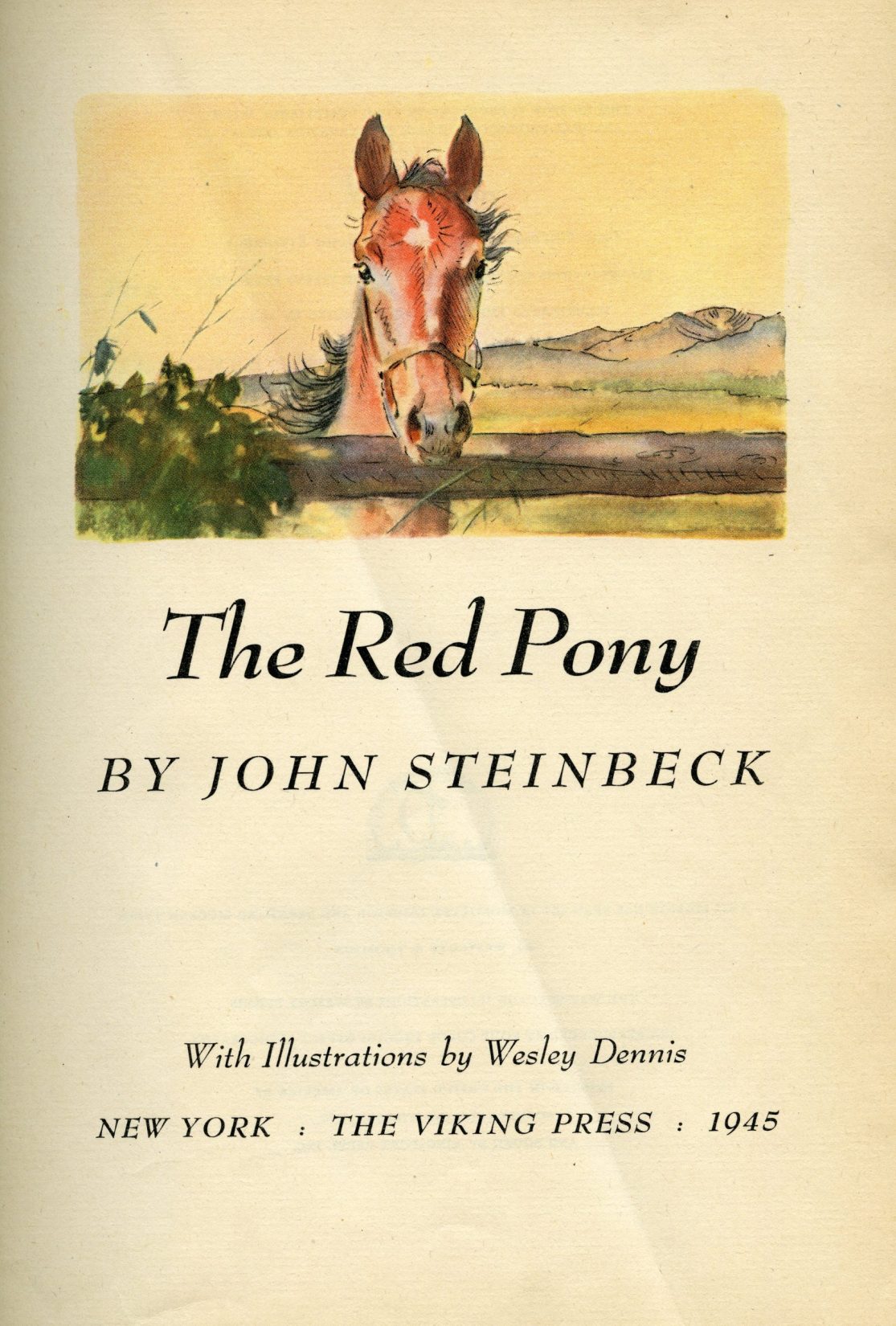 The Red Pony John Steinbeck